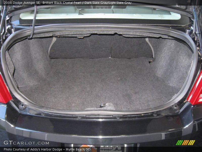 Brilliant Black Crystal Pearl / Dark Slate Gray/Light Slate Gray 2008 Dodge Avenger SE