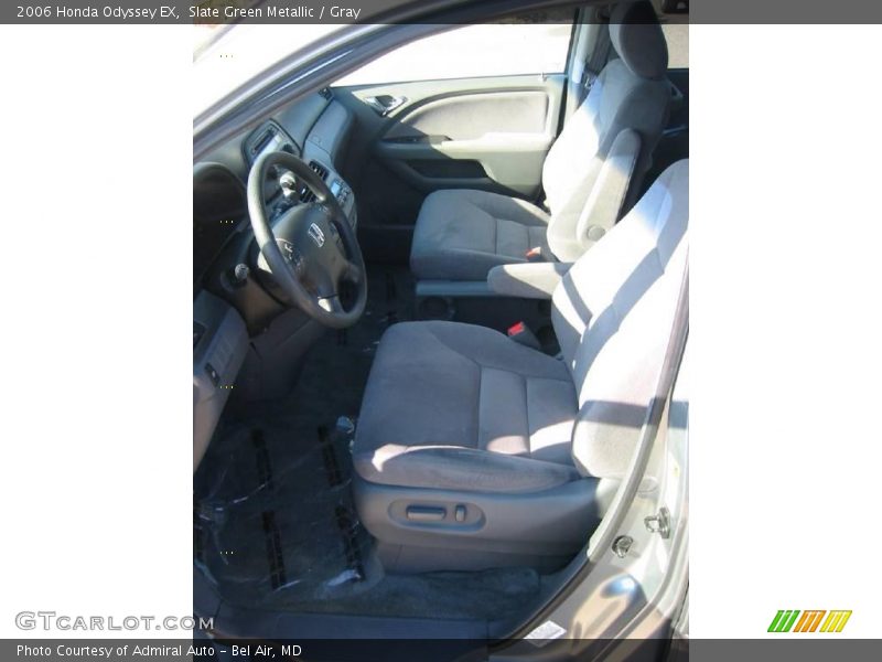 Slate Green Metallic / Gray 2006 Honda Odyssey EX