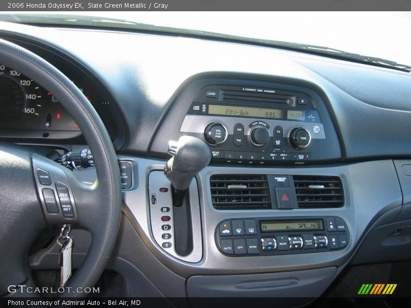 Slate Green Metallic / Gray 2006 Honda Odyssey EX
