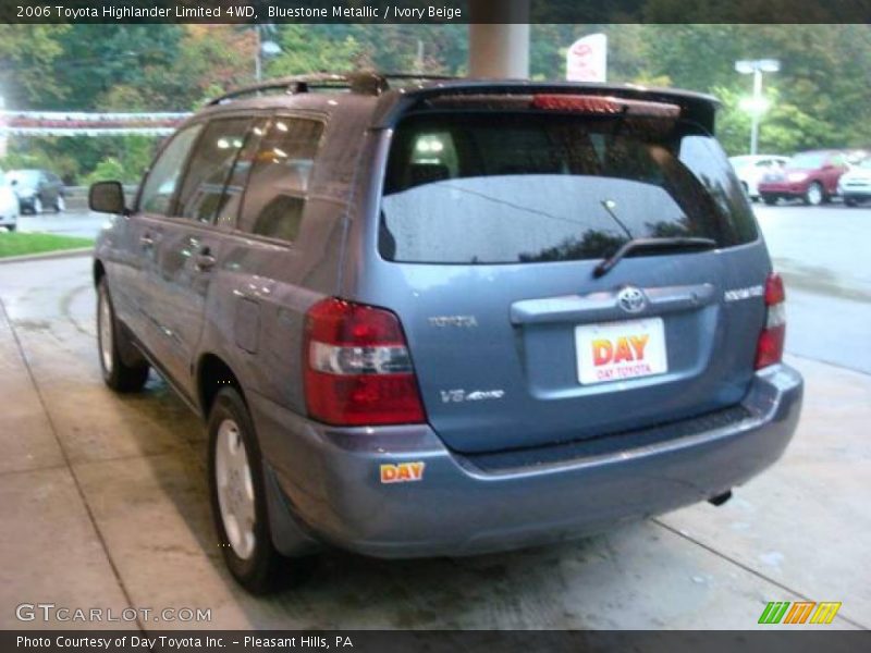 Bluestone Metallic / Ivory Beige 2006 Toyota Highlander Limited 4WD