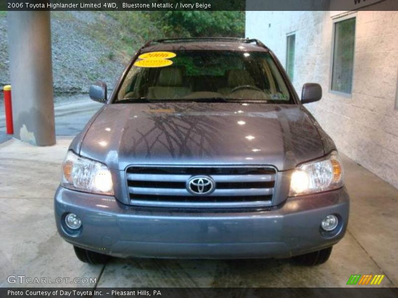 Bluestone Metallic / Ivory Beige 2006 Toyota Highlander Limited 4WD