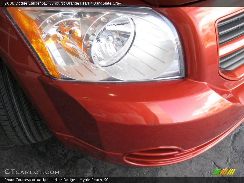 Sunburst Orange Pearl / Dark Slate Gray 2008 Dodge Caliber SE