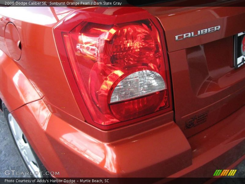 Sunburst Orange Pearl / Dark Slate Gray 2008 Dodge Caliber SE