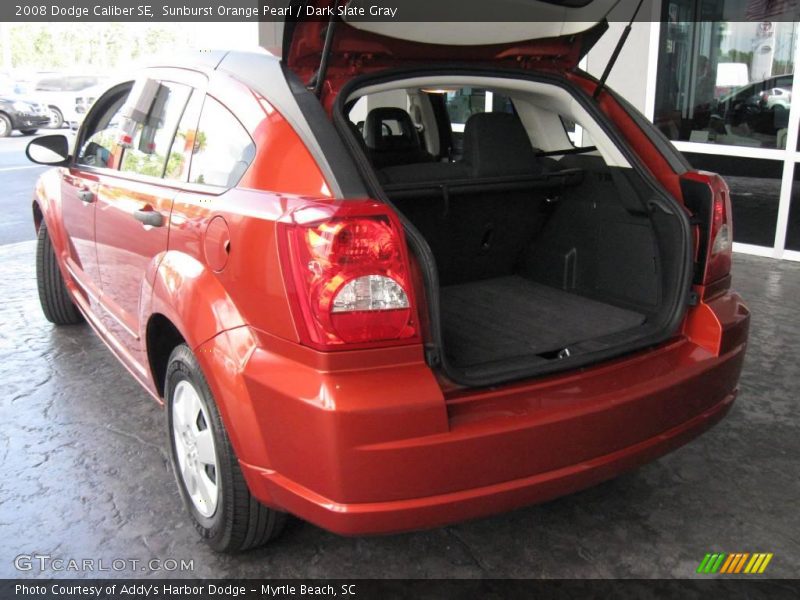Sunburst Orange Pearl / Dark Slate Gray 2008 Dodge Caliber SE