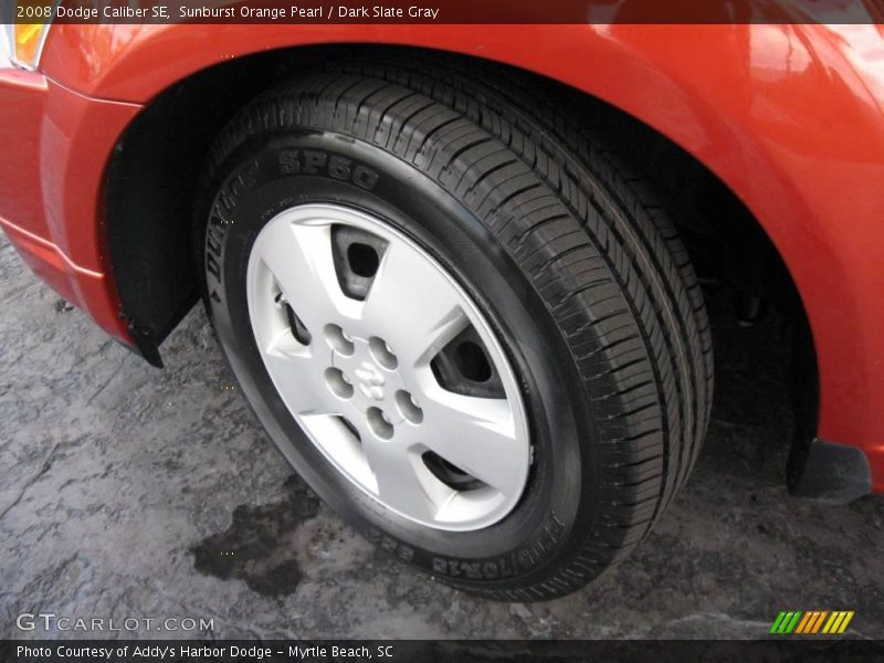 Sunburst Orange Pearl / Dark Slate Gray 2008 Dodge Caliber SE