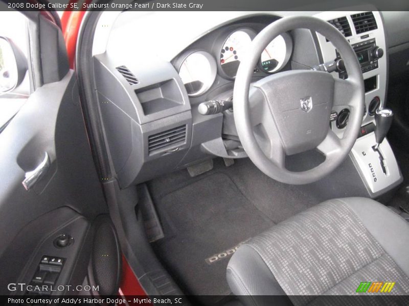 Sunburst Orange Pearl / Dark Slate Gray 2008 Dodge Caliber SE