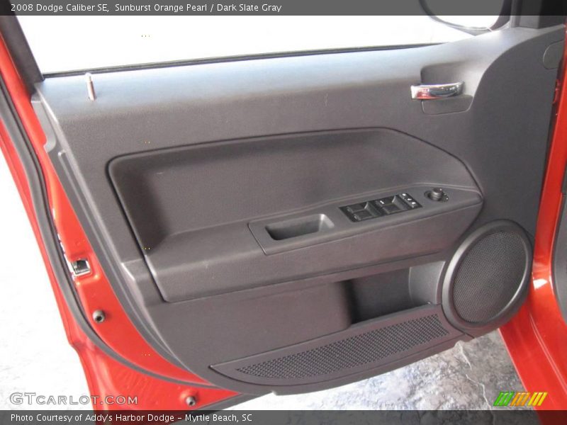Sunburst Orange Pearl / Dark Slate Gray 2008 Dodge Caliber SE