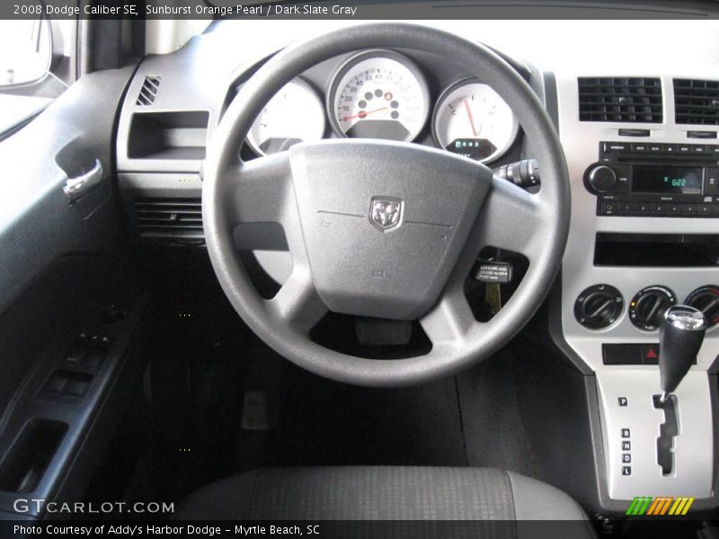 Sunburst Orange Pearl / Dark Slate Gray 2008 Dodge Caliber SE