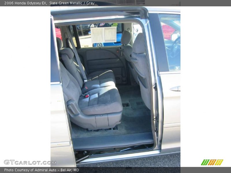 Slate Green Metallic / Gray 2006 Honda Odyssey EX