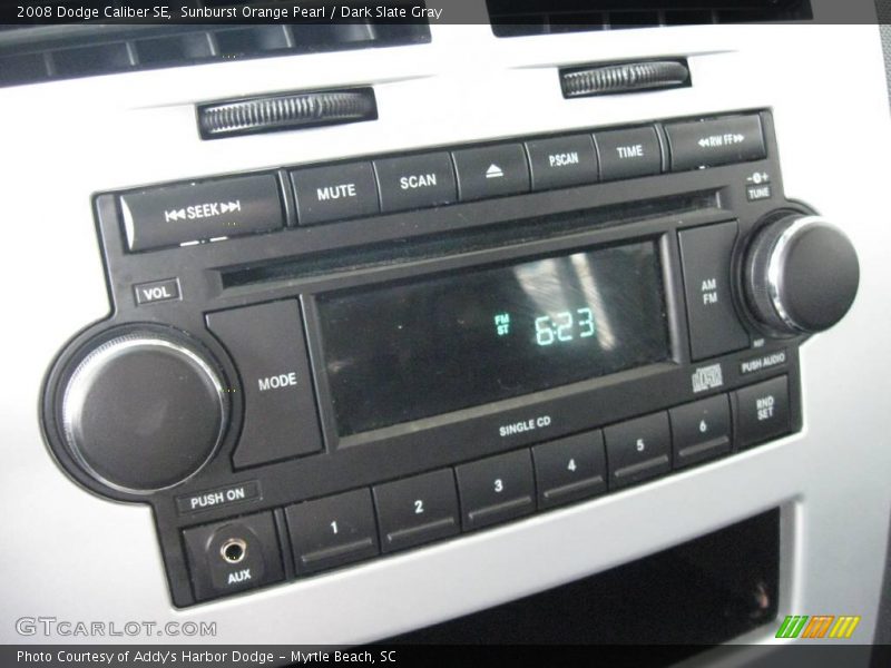 Sunburst Orange Pearl / Dark Slate Gray 2008 Dodge Caliber SE