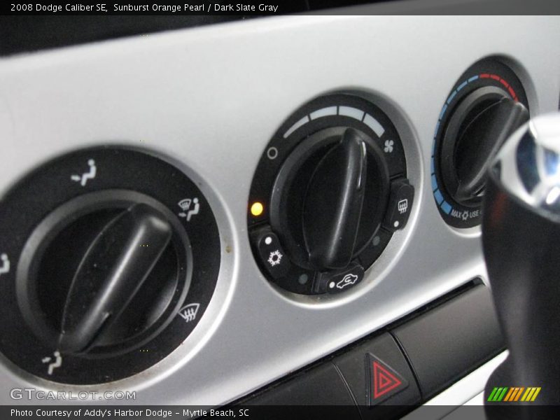 Sunburst Orange Pearl / Dark Slate Gray 2008 Dodge Caliber SE