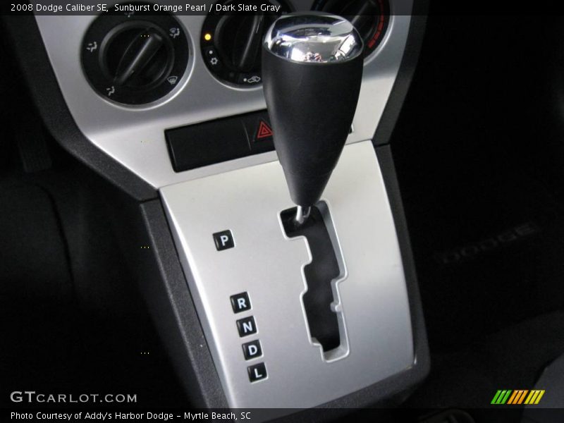 Sunburst Orange Pearl / Dark Slate Gray 2008 Dodge Caliber SE