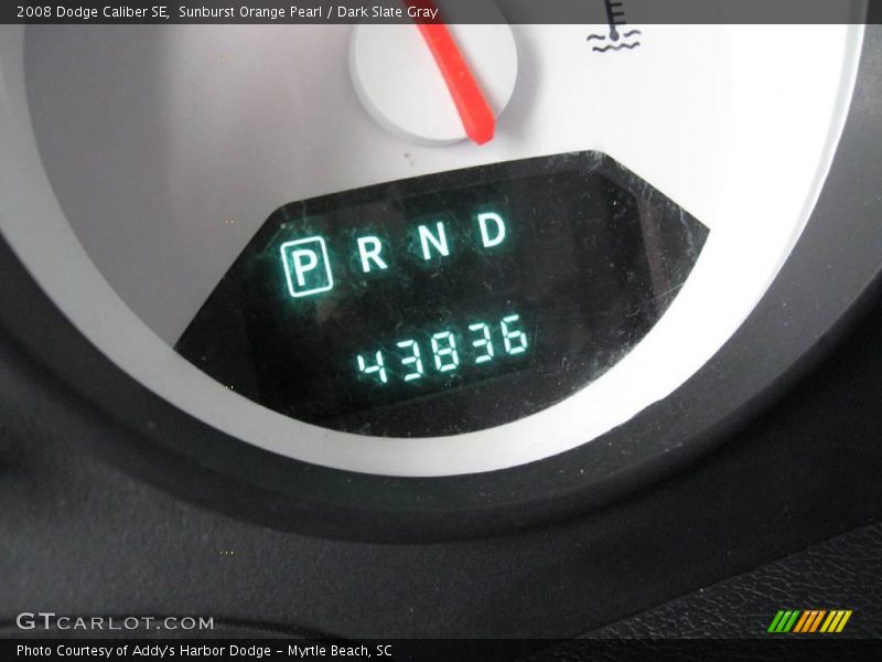 Sunburst Orange Pearl / Dark Slate Gray 2008 Dodge Caliber SE