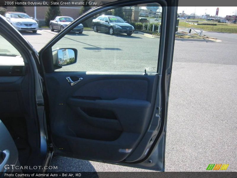 Slate Green Metallic / Gray 2006 Honda Odyssey EX