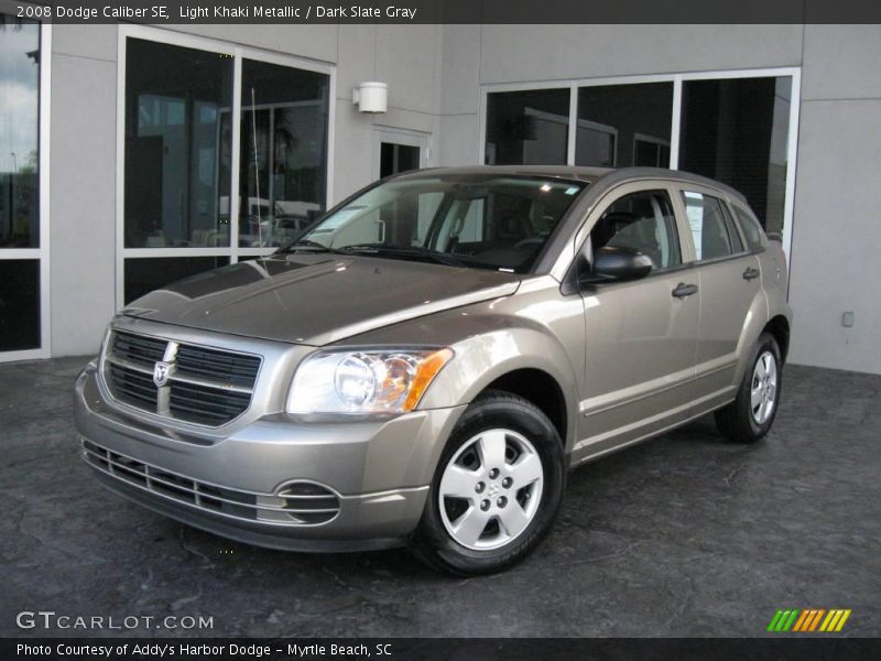 Light Khaki Metallic / Dark Slate Gray 2008 Dodge Caliber SE