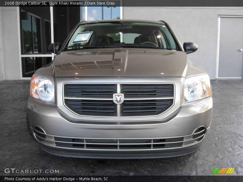 Light Khaki Metallic / Dark Slate Gray 2008 Dodge Caliber SE