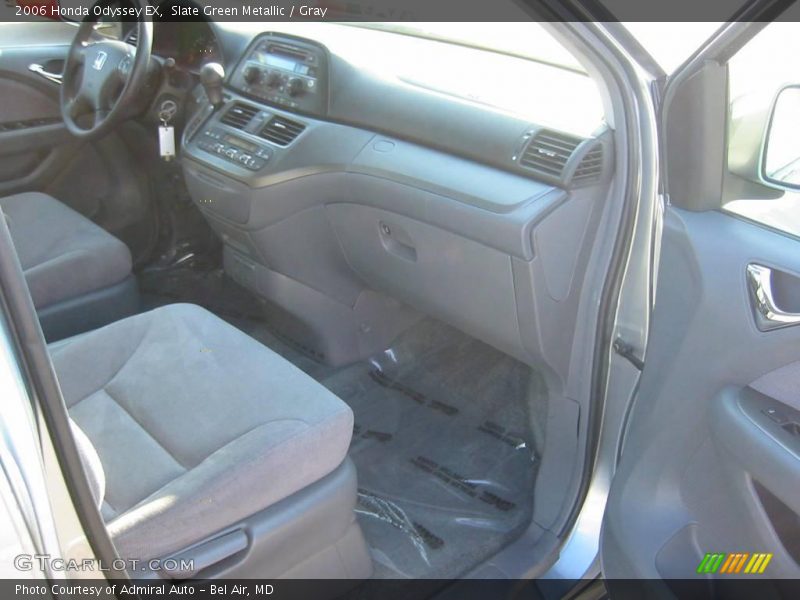 Slate Green Metallic / Gray 2006 Honda Odyssey EX