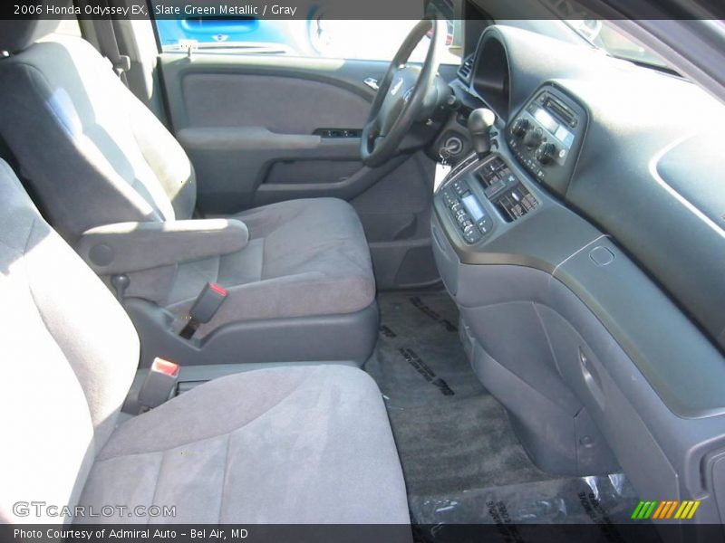 Slate Green Metallic / Gray 2006 Honda Odyssey EX