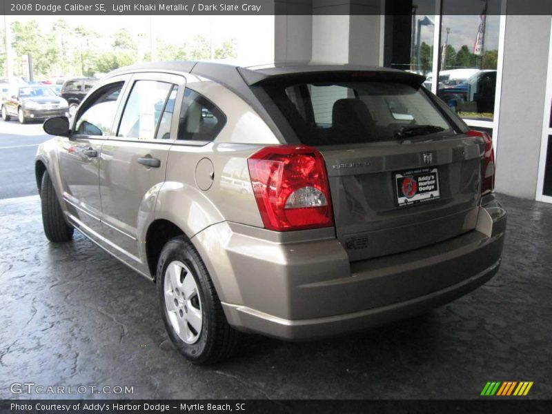 Light Khaki Metallic / Dark Slate Gray 2008 Dodge Caliber SE