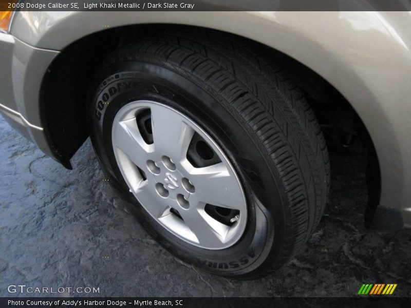 Light Khaki Metallic / Dark Slate Gray 2008 Dodge Caliber SE