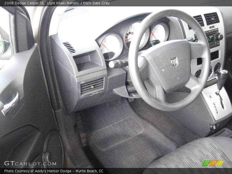 Light Khaki Metallic / Dark Slate Gray 2008 Dodge Caliber SE