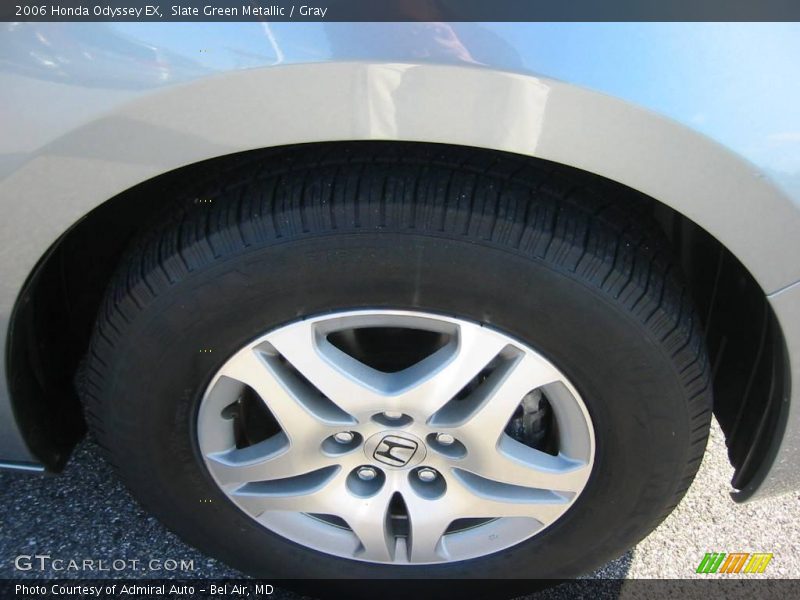 Slate Green Metallic / Gray 2006 Honda Odyssey EX