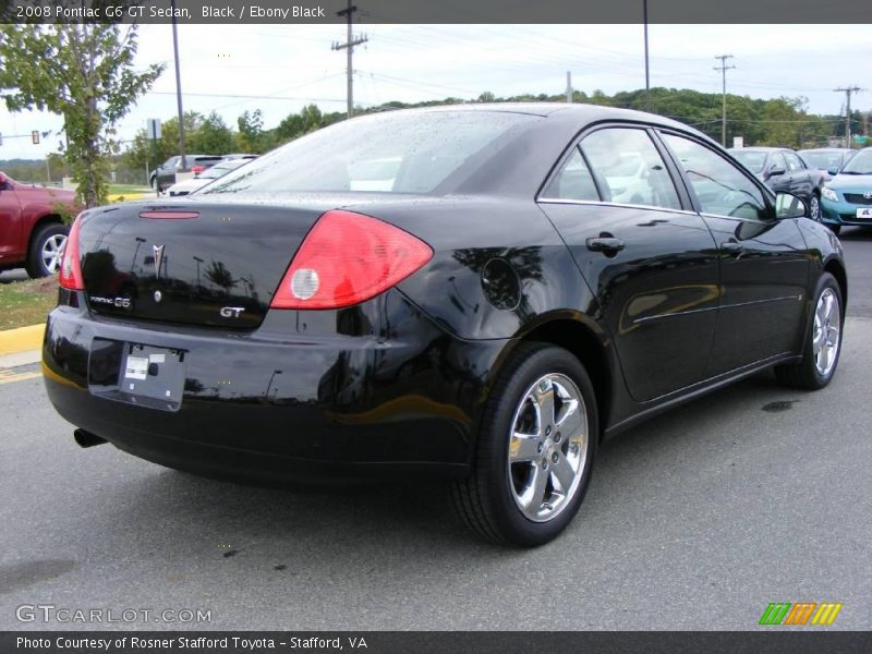 Black / Ebony Black 2008 Pontiac G6 GT Sedan