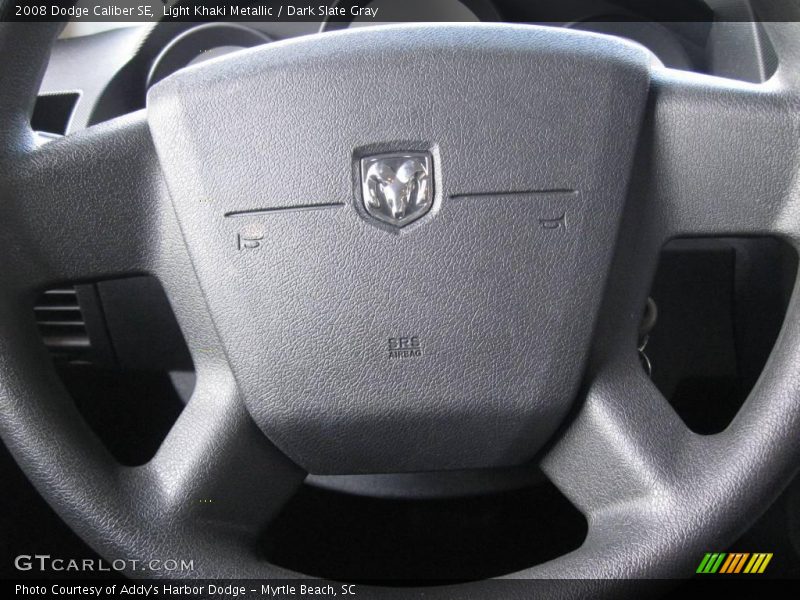 Light Khaki Metallic / Dark Slate Gray 2008 Dodge Caliber SE