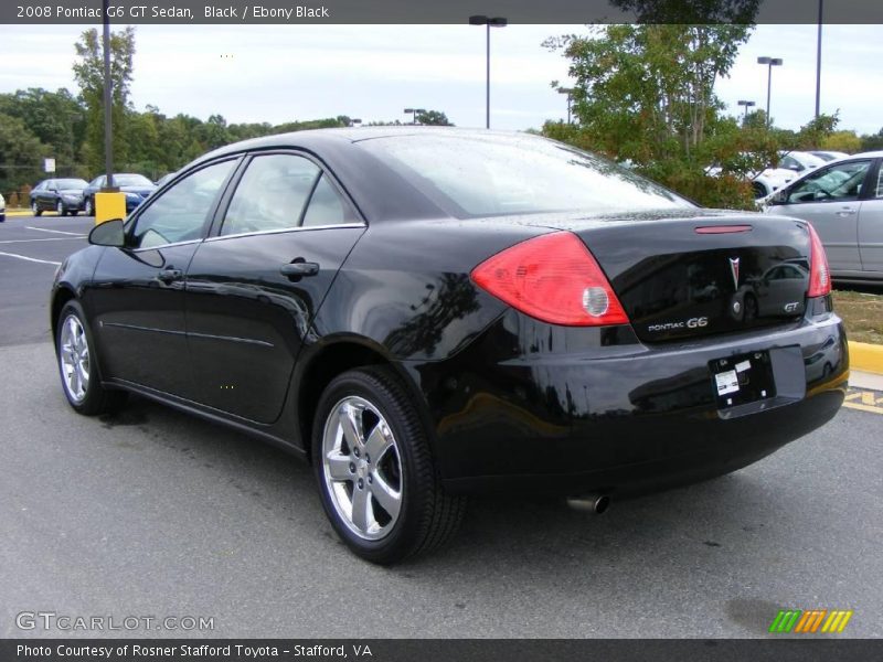 Black / Ebony Black 2008 Pontiac G6 GT Sedan