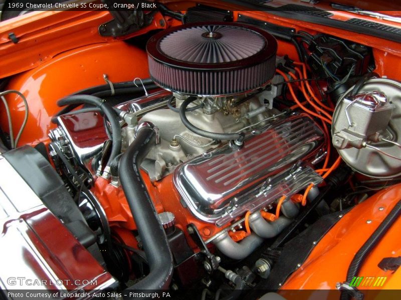 Orange / Black 1969 Chevrolet Chevelle SS Coupe