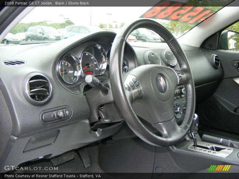 Black / Ebony Black 2008 Pontiac G6 GT Sedan