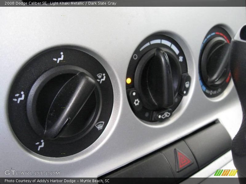Light Khaki Metallic / Dark Slate Gray 2008 Dodge Caliber SE