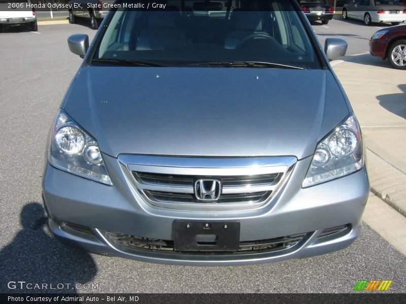 Slate Green Metallic / Gray 2006 Honda Odyssey EX