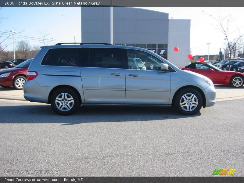 Slate Green Metallic / Gray 2006 Honda Odyssey EX