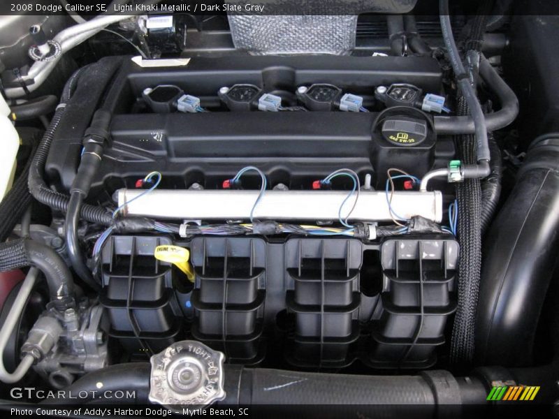 Light Khaki Metallic / Dark Slate Gray 2008 Dodge Caliber SE