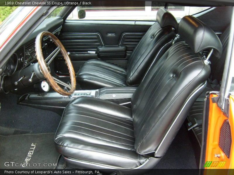 Orange / Black 1969 Chevrolet Chevelle SS Coupe