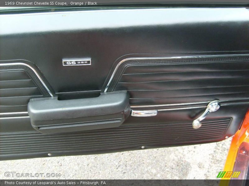 Orange / Black 1969 Chevrolet Chevelle SS Coupe