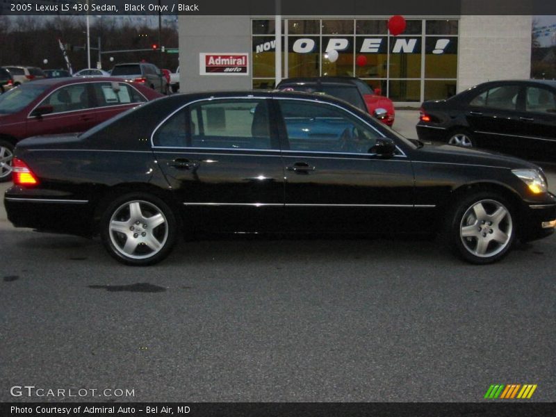 Black Onyx / Black 2005 Lexus LS 430 Sedan