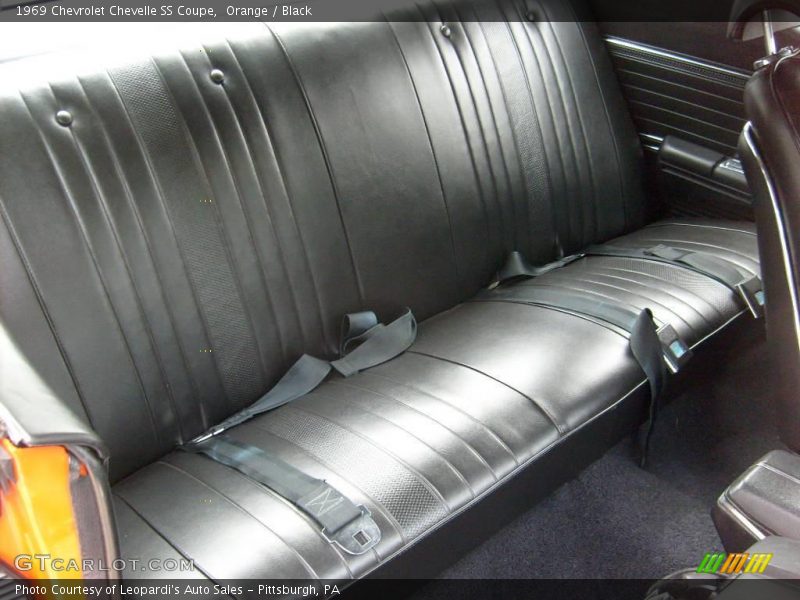 Orange / Black 1969 Chevrolet Chevelle SS Coupe