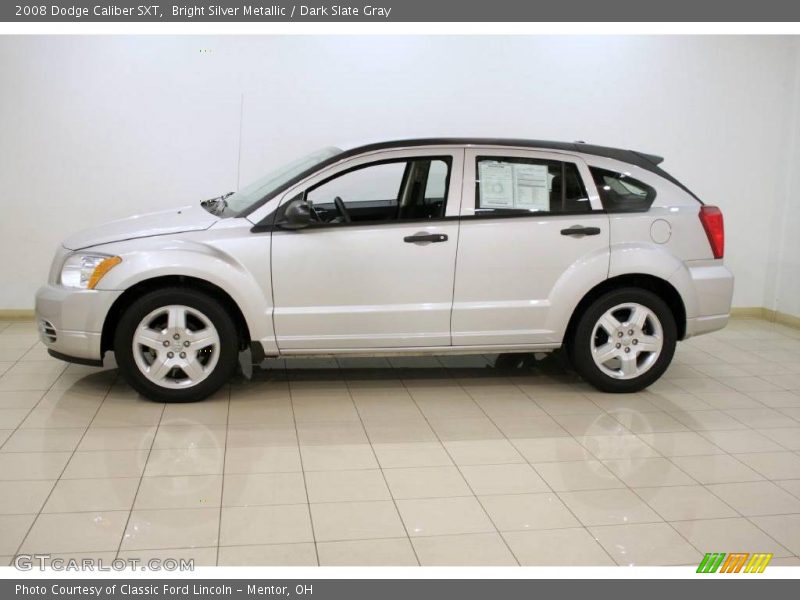Bright Silver Metallic / Dark Slate Gray 2008 Dodge Caliber SXT