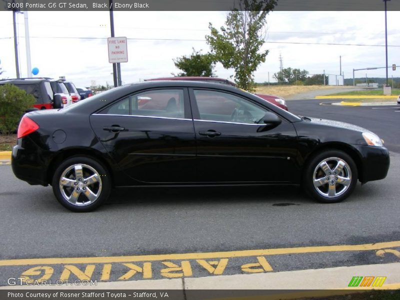Black / Ebony Black 2008 Pontiac G6 GT Sedan