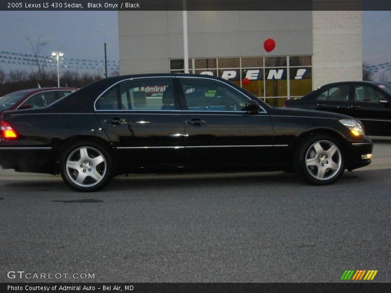 Black Onyx / Black 2005 Lexus LS 430 Sedan