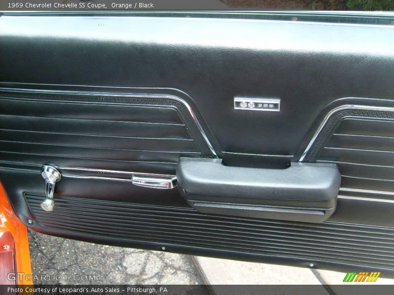 Orange / Black 1969 Chevrolet Chevelle SS Coupe