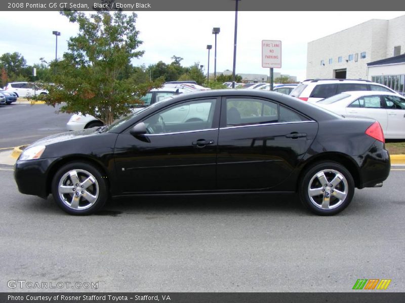 Black / Ebony Black 2008 Pontiac G6 GT Sedan