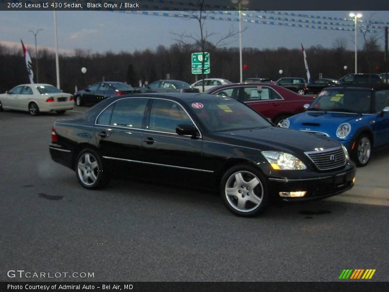 Black Onyx / Black 2005 Lexus LS 430 Sedan