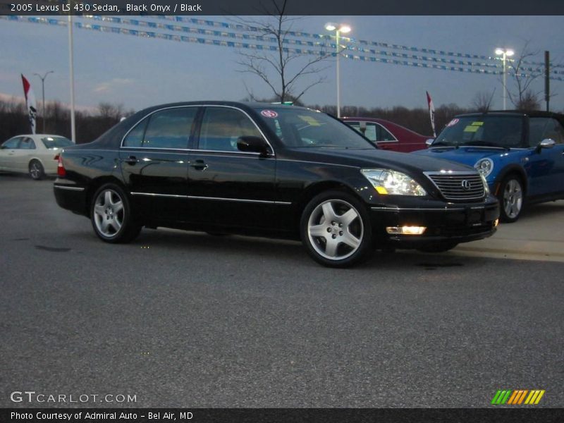 Black Onyx / Black 2005 Lexus LS 430 Sedan