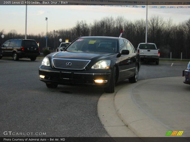 Black Onyx / Black 2005 Lexus LS 430 Sedan