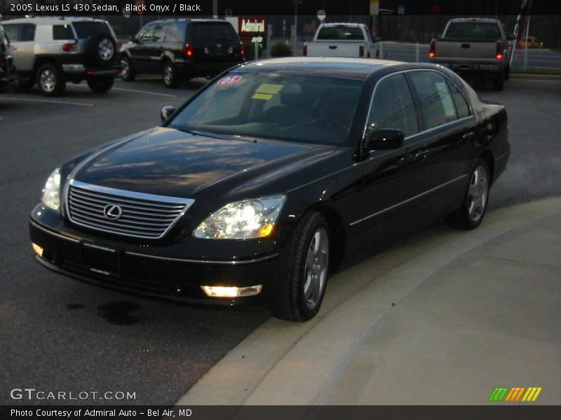 Black Onyx / Black 2005 Lexus LS 430 Sedan