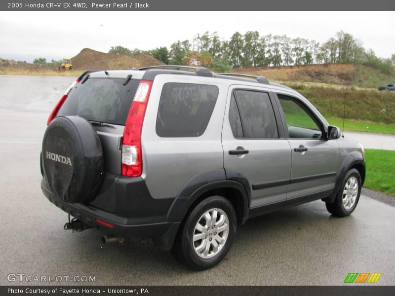 Pewter Pearl / Black 2005 Honda CR-V EX 4WD