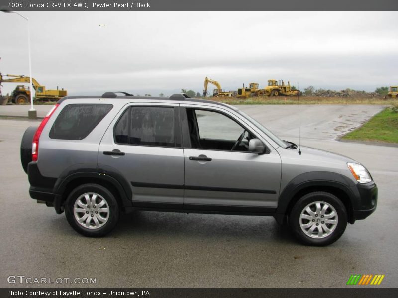 Pewter Pearl / Black 2005 Honda CR-V EX 4WD